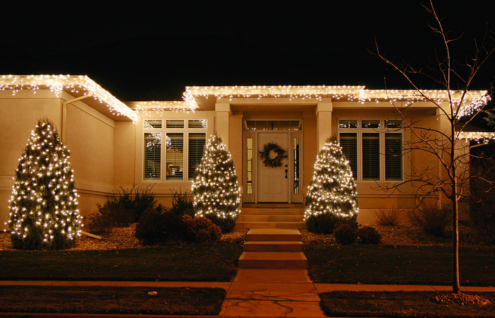 Istappsslinga PRO 250 LED Varmvit 4,9 m Stemning